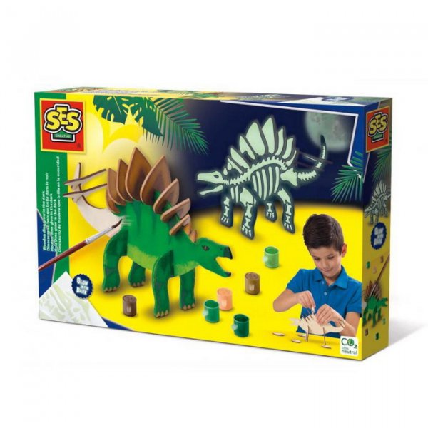 Ses Creative Výroba svietiaceho dinosaura