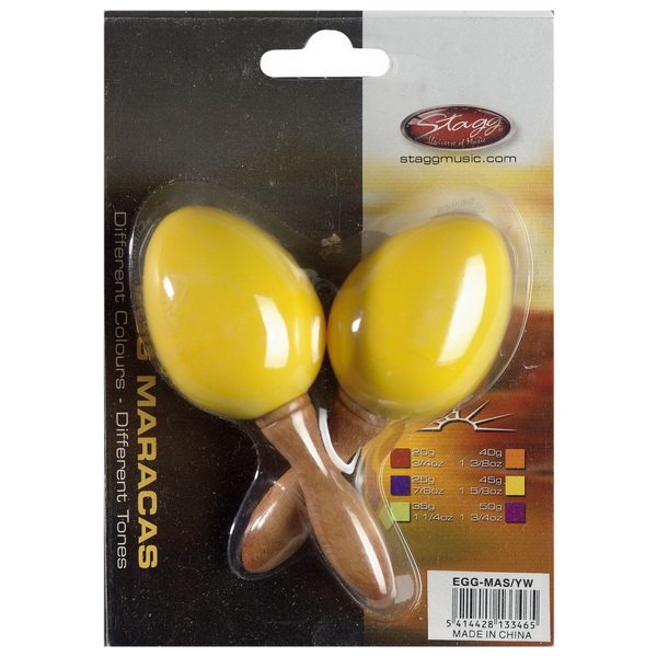 Detské maracas s krátkou rúčkou, 11 cm