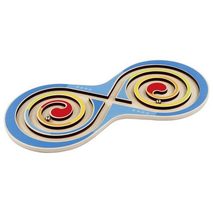 Goki Motorický labyrint osmička do ruky, 28 cm