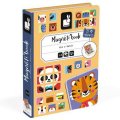Janod Magnetická kniha Zvieratá Puzzle, 72 ks
