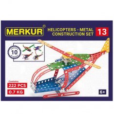 Merkur 013 Vrtuľník, 222 ks, 10 modelov
