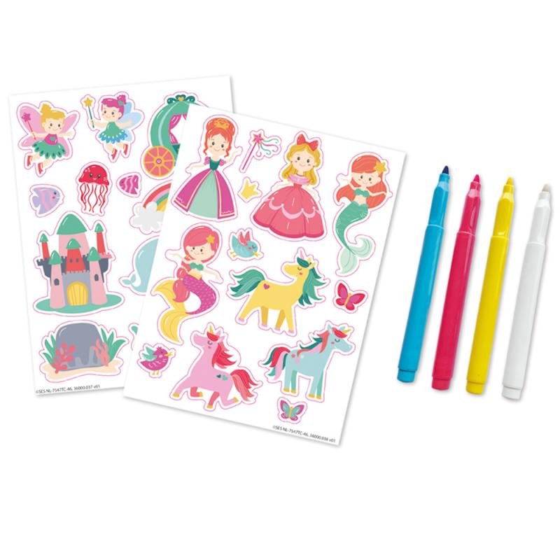 SES Creative Samolepky na okná - Princezné