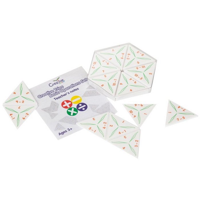 Školské trojdomino Základné odčítanie, 36 ks