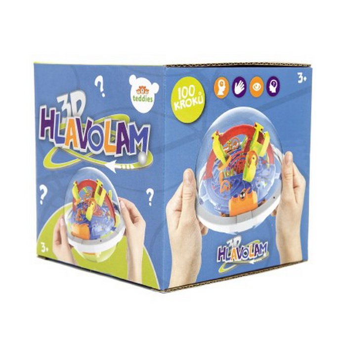 Teddies Hlavolam Edukačná guľa, 100 krokov