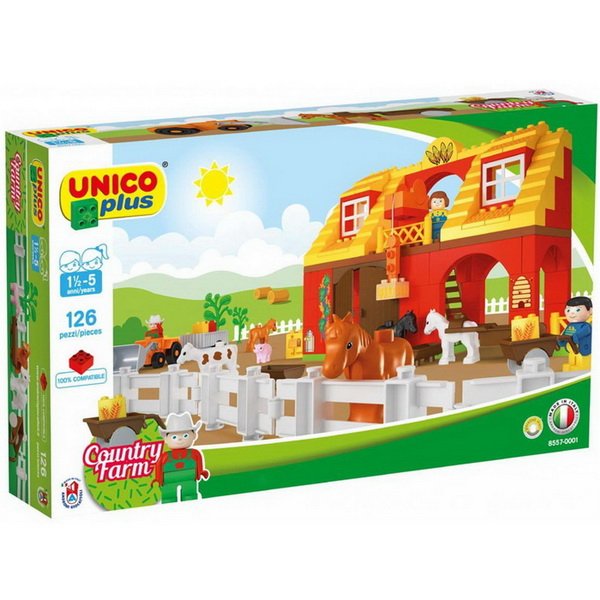 Unico stavebnica farma - Veľký statok, 126 ks