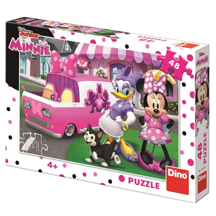 Dino Puzzle Minnie a Daisy, 48 dielikov