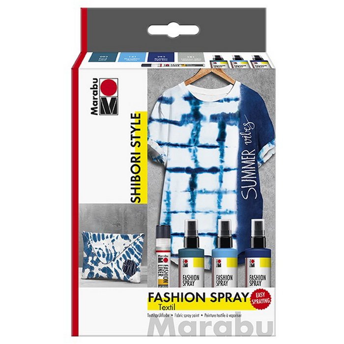 Marabu Fashion Spray 3x100ml - SHIBORI STYLE
