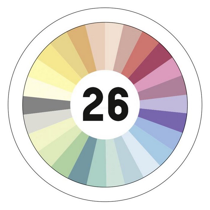 Folia Sada bavlniek PASTEL, 52 ks
