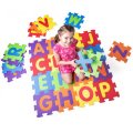 Plastica Podlahové penové puzzle Abeceda, 52 dielov