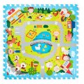 Plastica Podlahové penové puzzle Dedina, 9 dielov