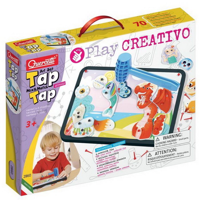 Quercetti Zatĺkačka Tap Tap Animals