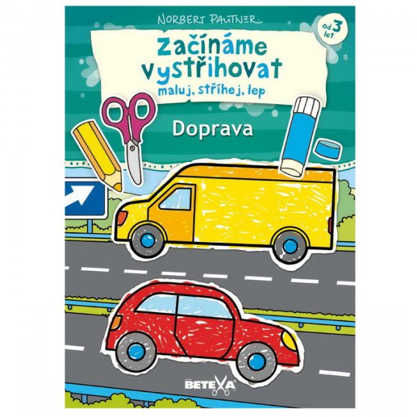 Vystrihovačka Začíname vystrihovať Doprava 3+