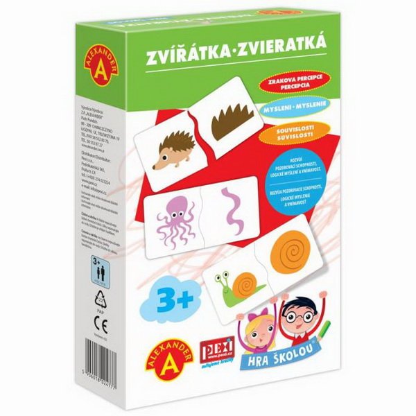 Hra školou - Súvislosti zvieratká