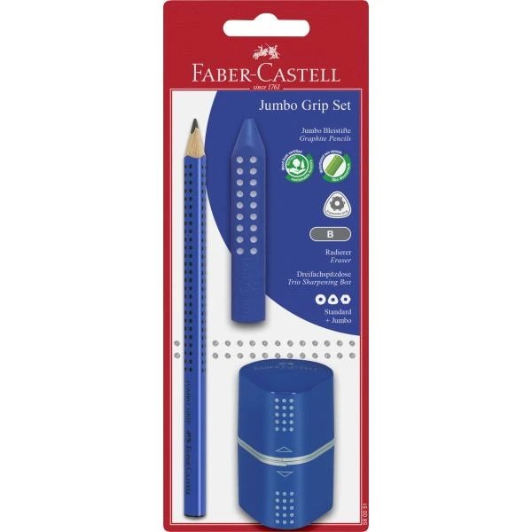 Faber Castell Grafitová ceruzka Jumbo Grip Set, 3 ks