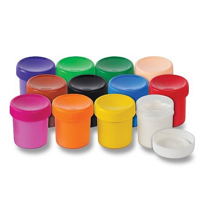 Faber Castell Temperové farby v kelímku, 12x20ml