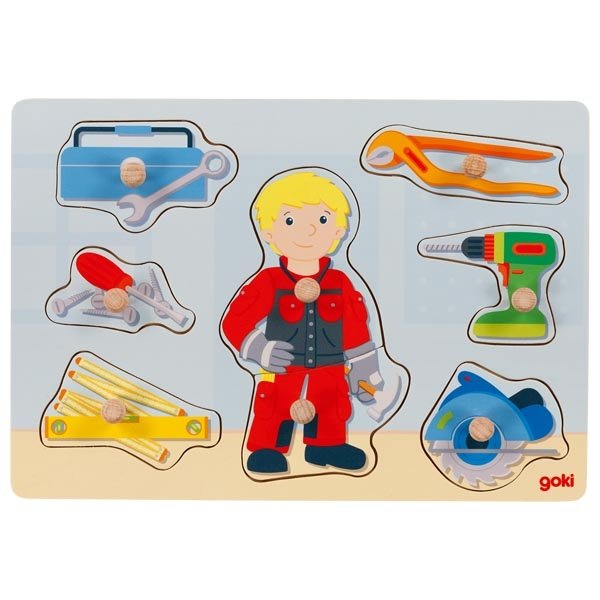 Goki Puzzle na doske Montér, 8 ks