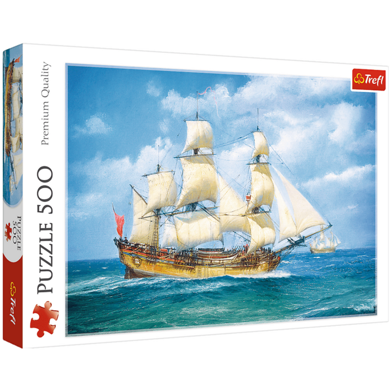 Trefl Puzzle Cesta po mori, 500 dielikov