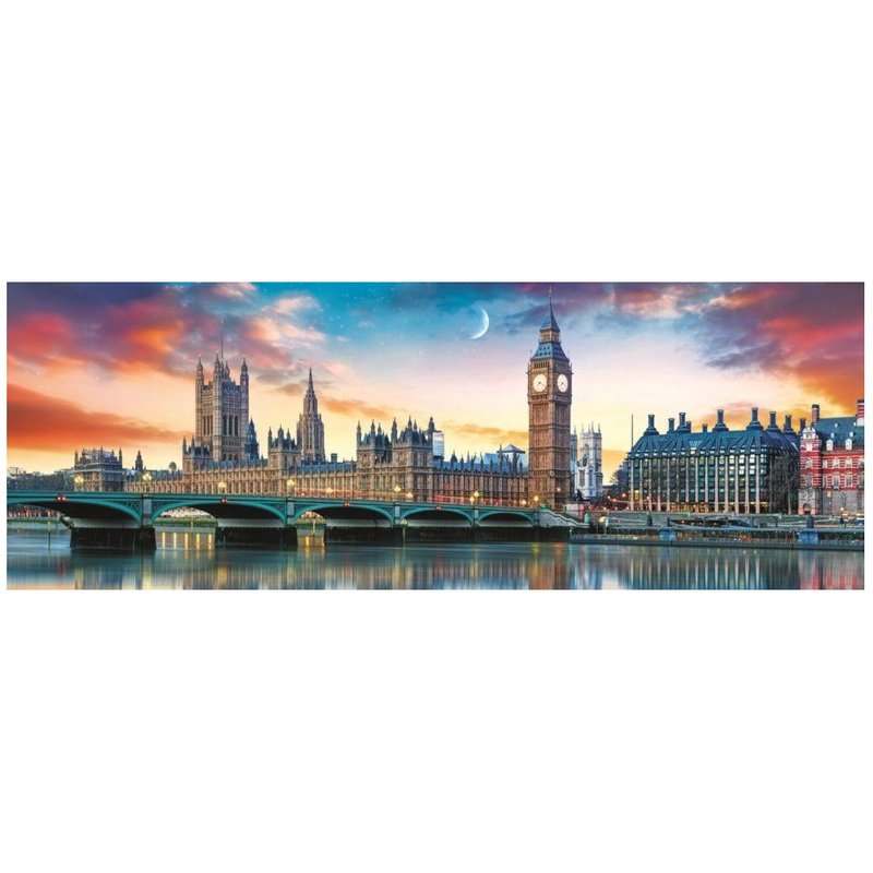 Trefl Puzzle Big Ben a parlament panoramic, 500 dielikov