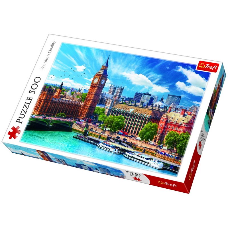 Trefl Puzzle Slnečný deň v Londýne, 500 dielikov