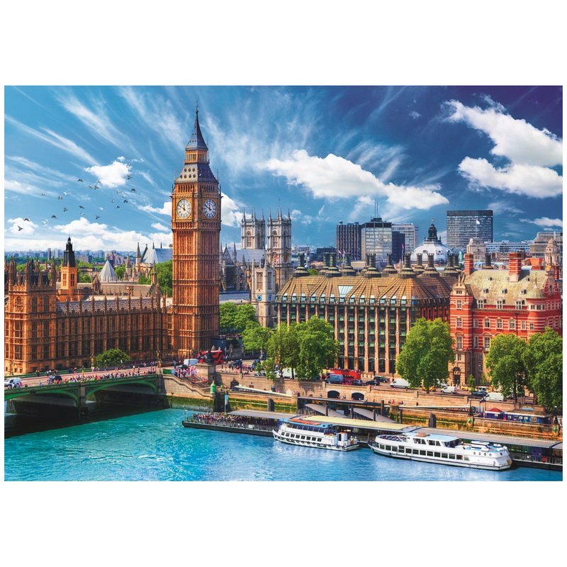 Trefl Puzzle Slnečný deň v Londýne, 500 dielikov