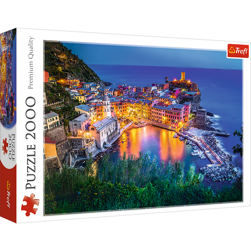 Trefl Puzzle Vernazza za súmraku, 2000 dielikov