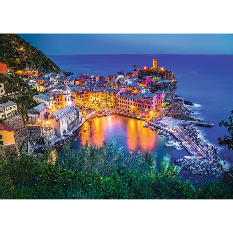 Trefl Puzzle Vernazza za súmraku, 2000 dielikov