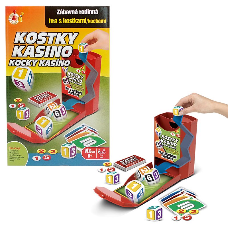 Zábavná hra s kockami - kasino