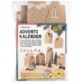 Folia Adventný kalendár - Domčeky, 49 dielov