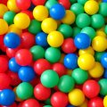 Plastové loptičky 7 cm / 250 ks pre suchý bazén