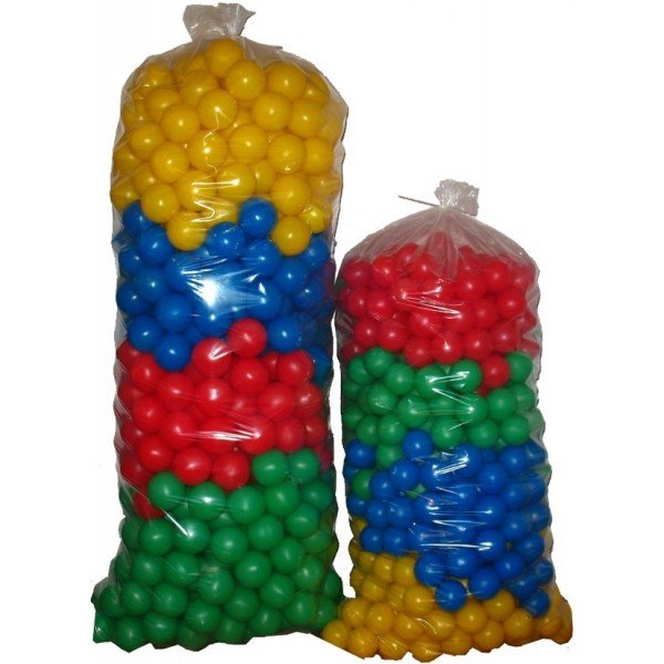 Plastové loptičky 7 cm / 250 ks pre suchý bazén