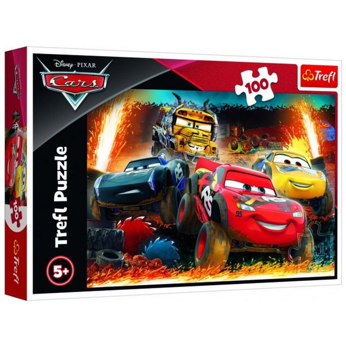 Trefl Puzzle Cars: Extrémne preteky, 100 dielikov