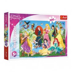 Trefl Puzzle Disney princezné na párty, 100 dielikov