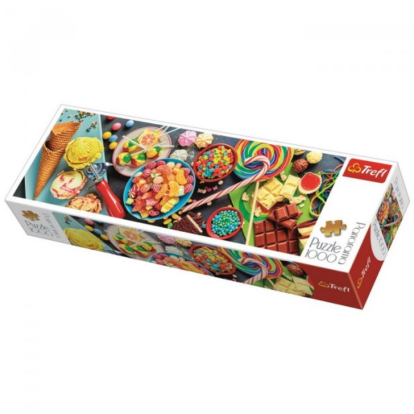 Trefl Puzzle Sladké potešenie panoramic, 1000 dielikov