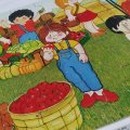 Školské puzzle Na trhu, 50 dielikov