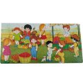 Školské puzzle Na trhu, 50 dielikov
