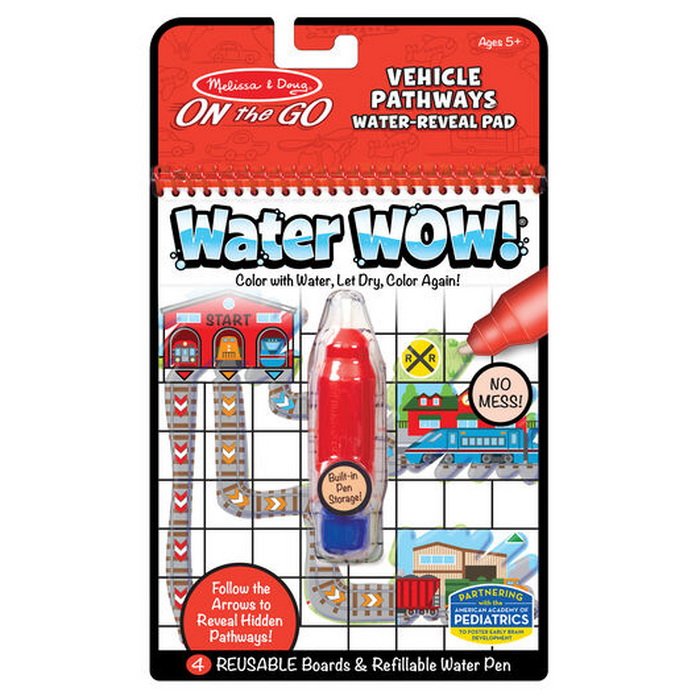 Melissa & Doug - Magické pero Cesty - Vozidlá, 4 obrázky