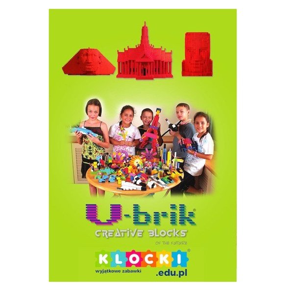 U-Brik Školská kreatívna stavebnica, 240 ks