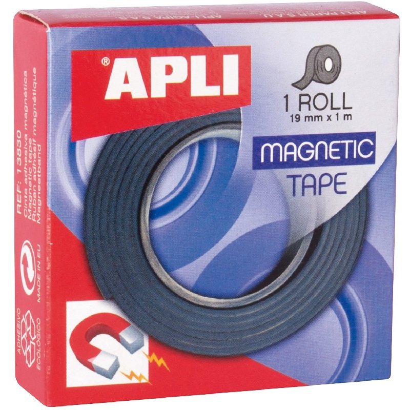Apli Magnetická lepiaca páska, 1m x 19 mm