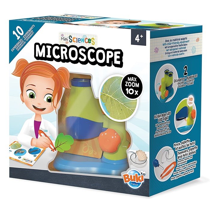 Buki MiniScience  mikroskop pre predškolákov, 10 pokusov