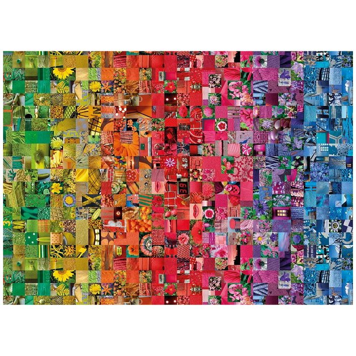 Clementoni Puzzle Farebná koláž, 1000 dielikov