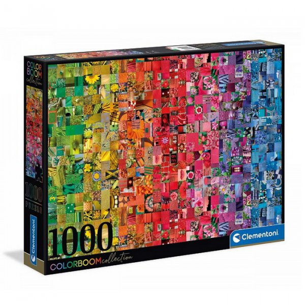 Clementoni Puzzle Farebná koláž, 1000 dielikov