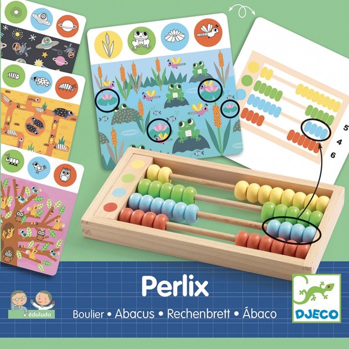 Djeco Eduludo Perlix (počítanie do 10 pomocou počítadla)