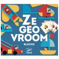 Djeco Ze Geovroom - drevená logická geometrická skladačka