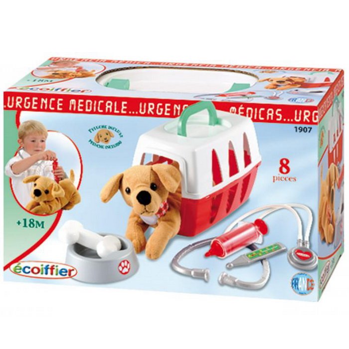 Ecoiffier Kufrík pre veterinára so psíkom