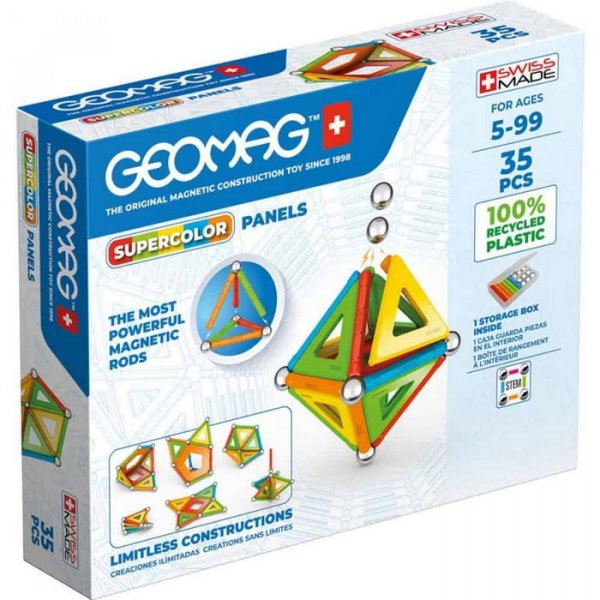 Geomag Supercolor Panels recycled 35