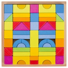 Goki Mozaikové puzzle Dúha, 57 dielikov