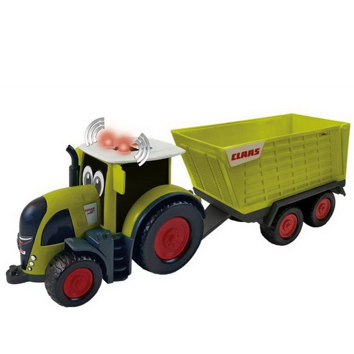 Happy People Traktor s prívesom CLAAS Kids Axion 870 s vlečkou