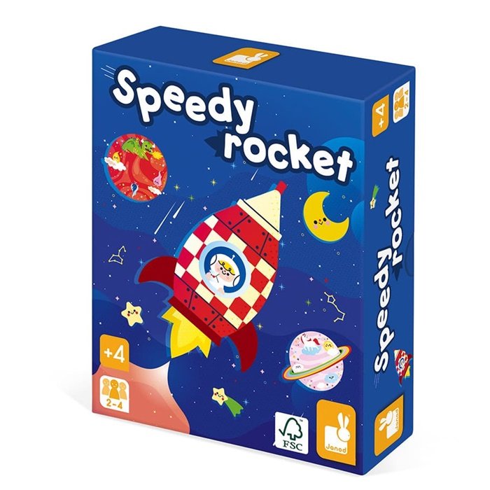 Janod Spoločenská hra Rýchla raketa