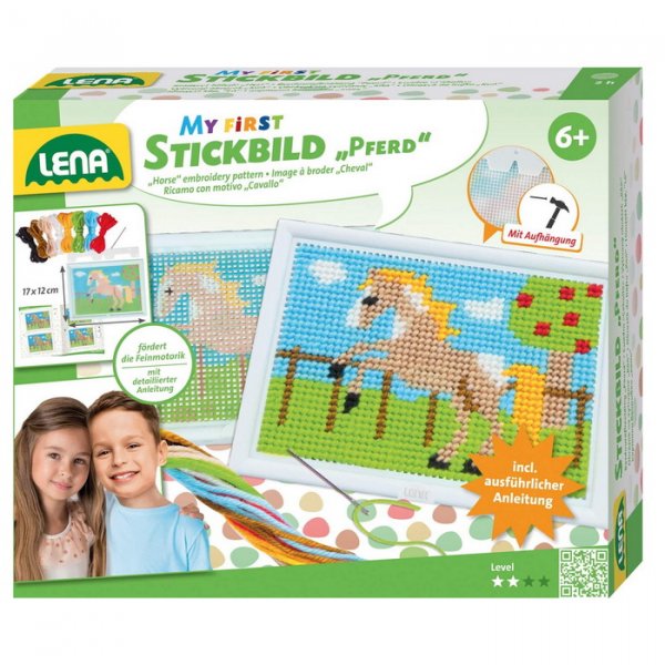 Lena Prvé vyšívanie Kôň