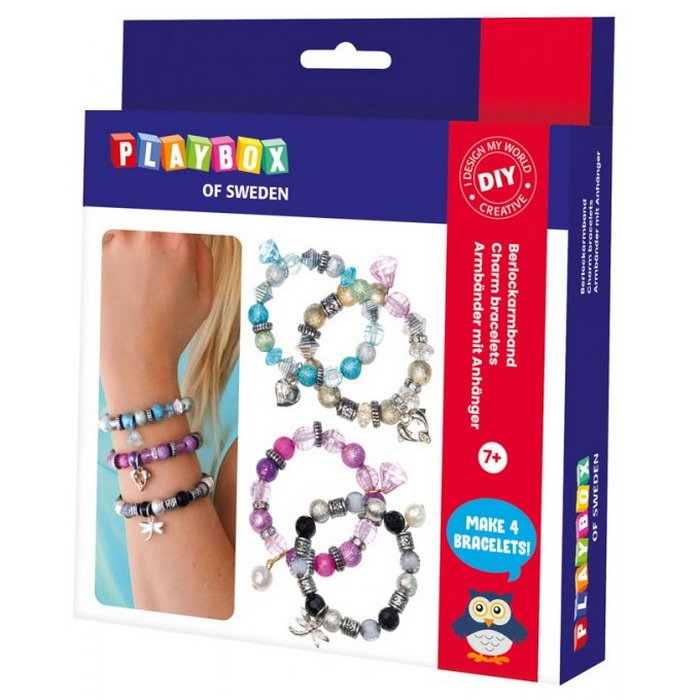Playbox Kúzelné náramky z korálok, 4 ks